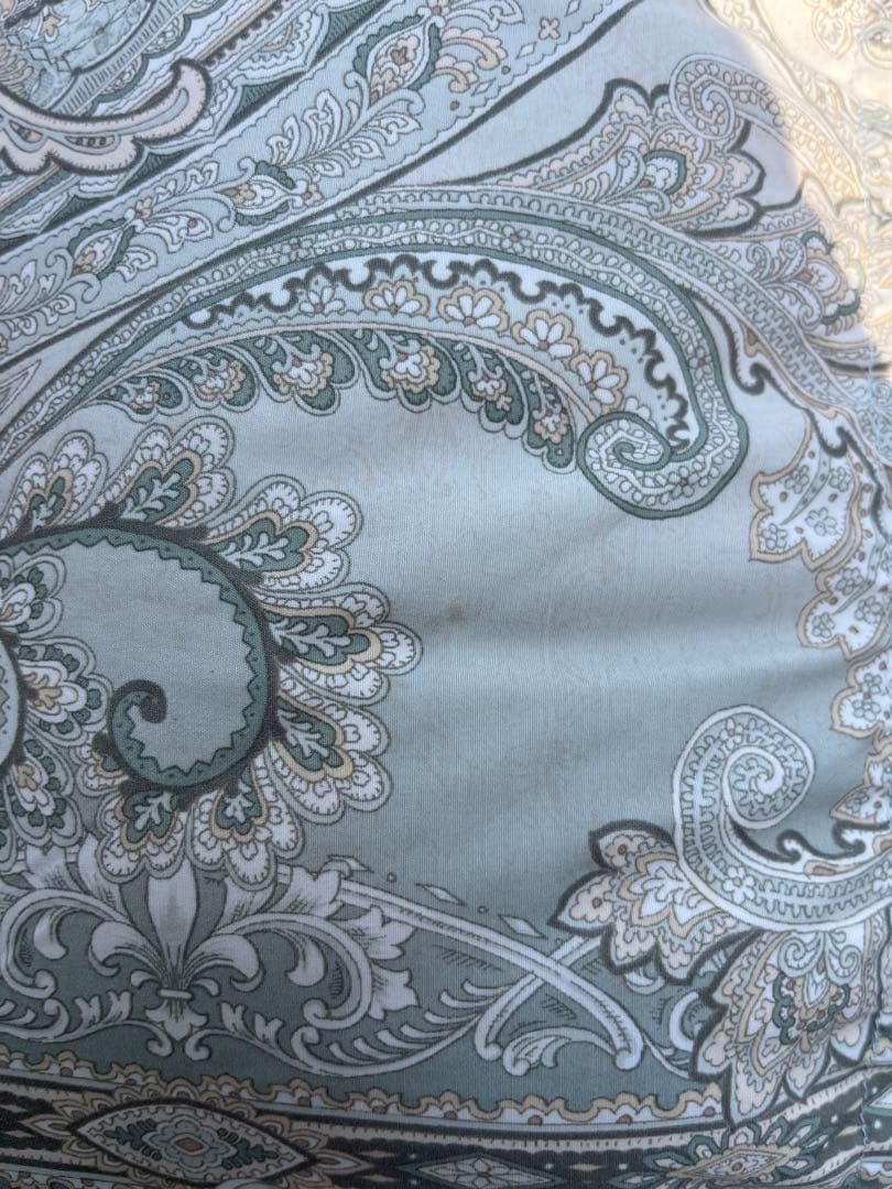 羽毛布団　ペイズリー柄シングル　ダウン85%