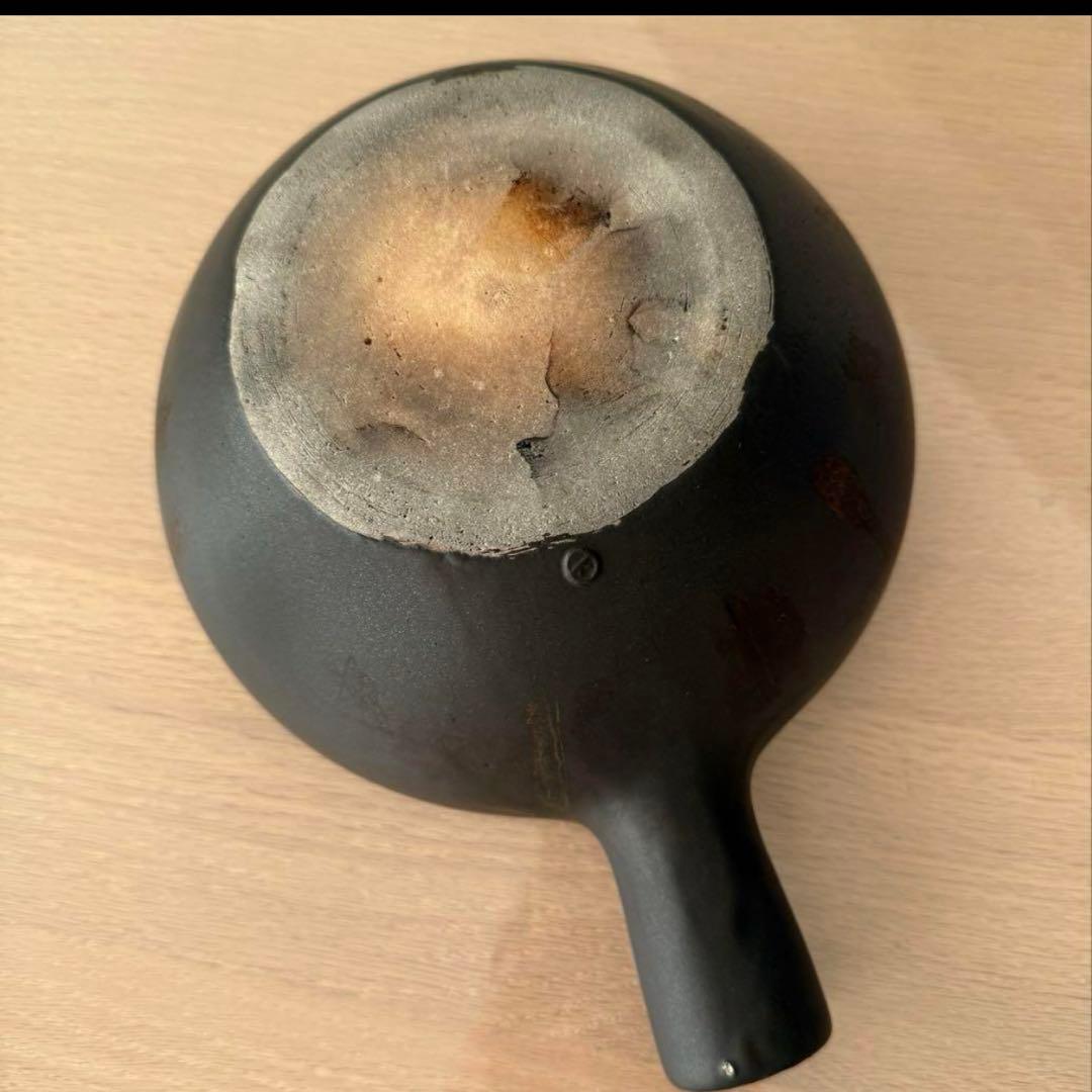 正島克哉　片手土鍋　黒　大