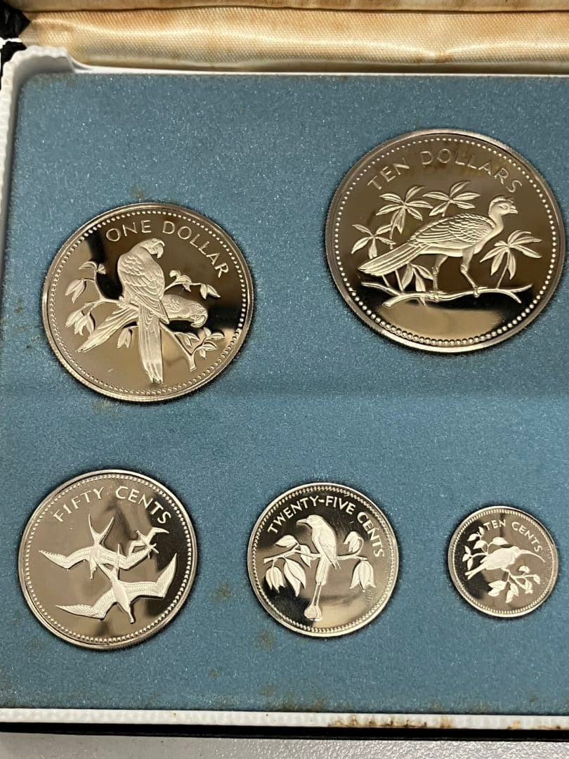 【ベリーズ　1974年　プルーフセット】