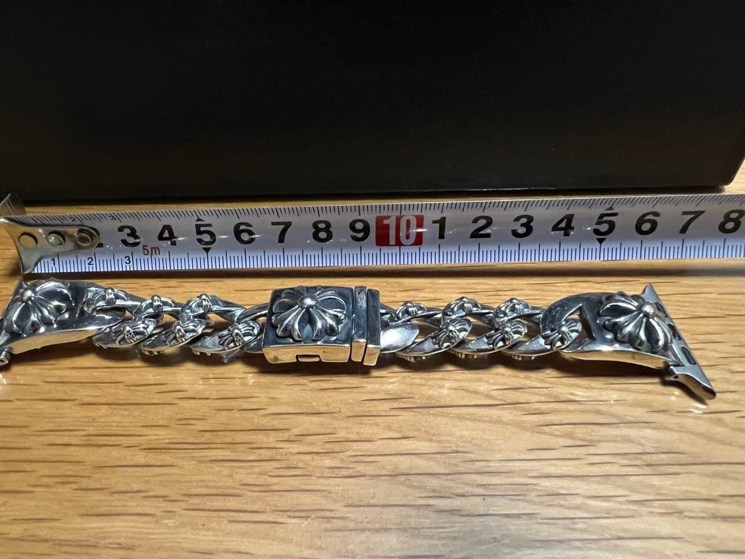 Apple Watch シルバー925 ウォッチブレス　45mm対応