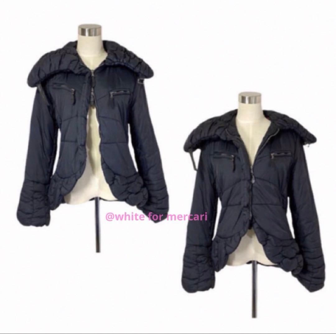 フランス ふかふかダウンジャケットプレゼント♡襟元アレンジ4way