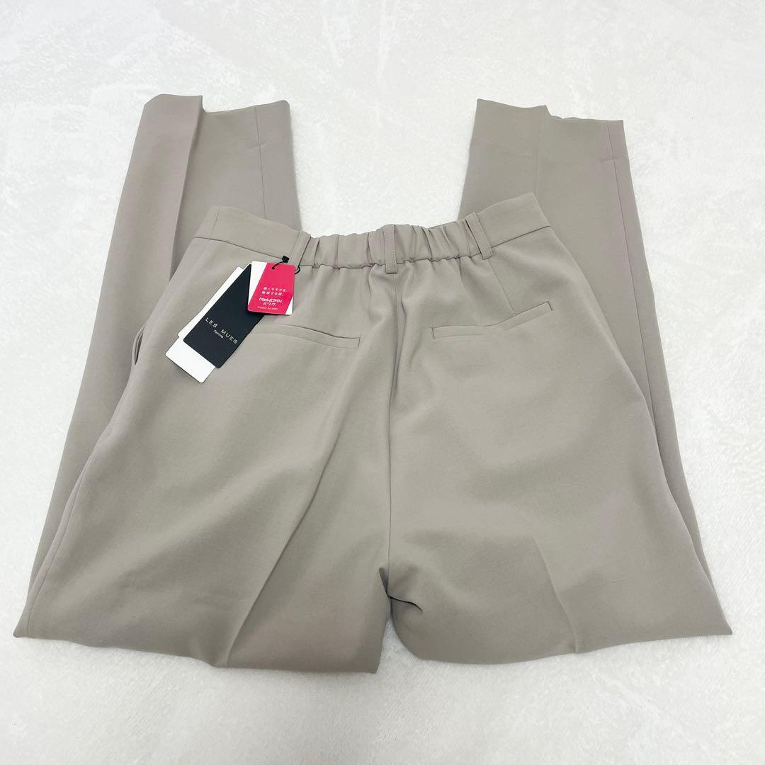 LES MUES ウォッシャブル パンツスーツ セットアップ ダブル グレージュ