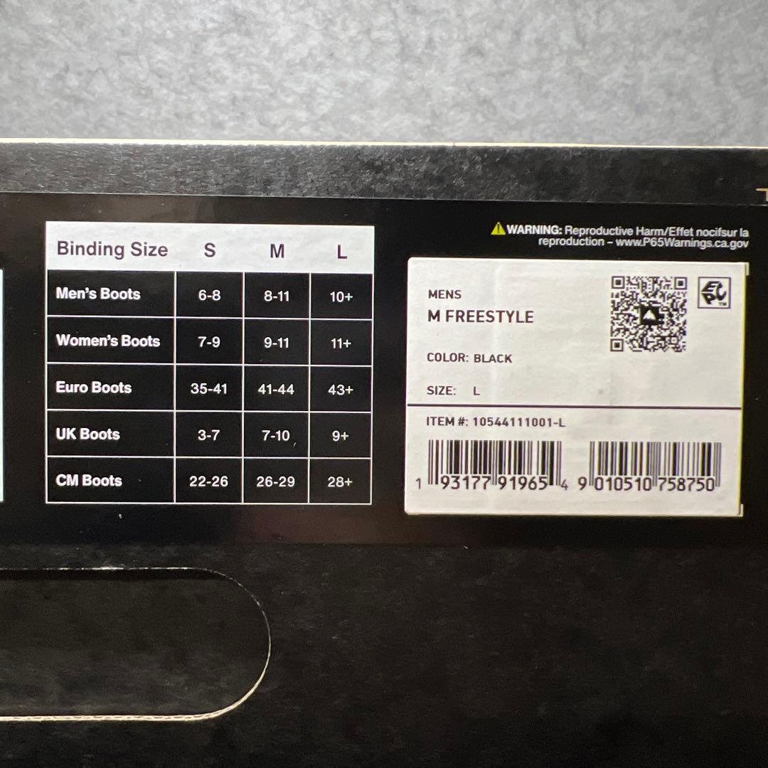 バートン メンズ フリースタイル Re:Flex スノーボードバインディング　L