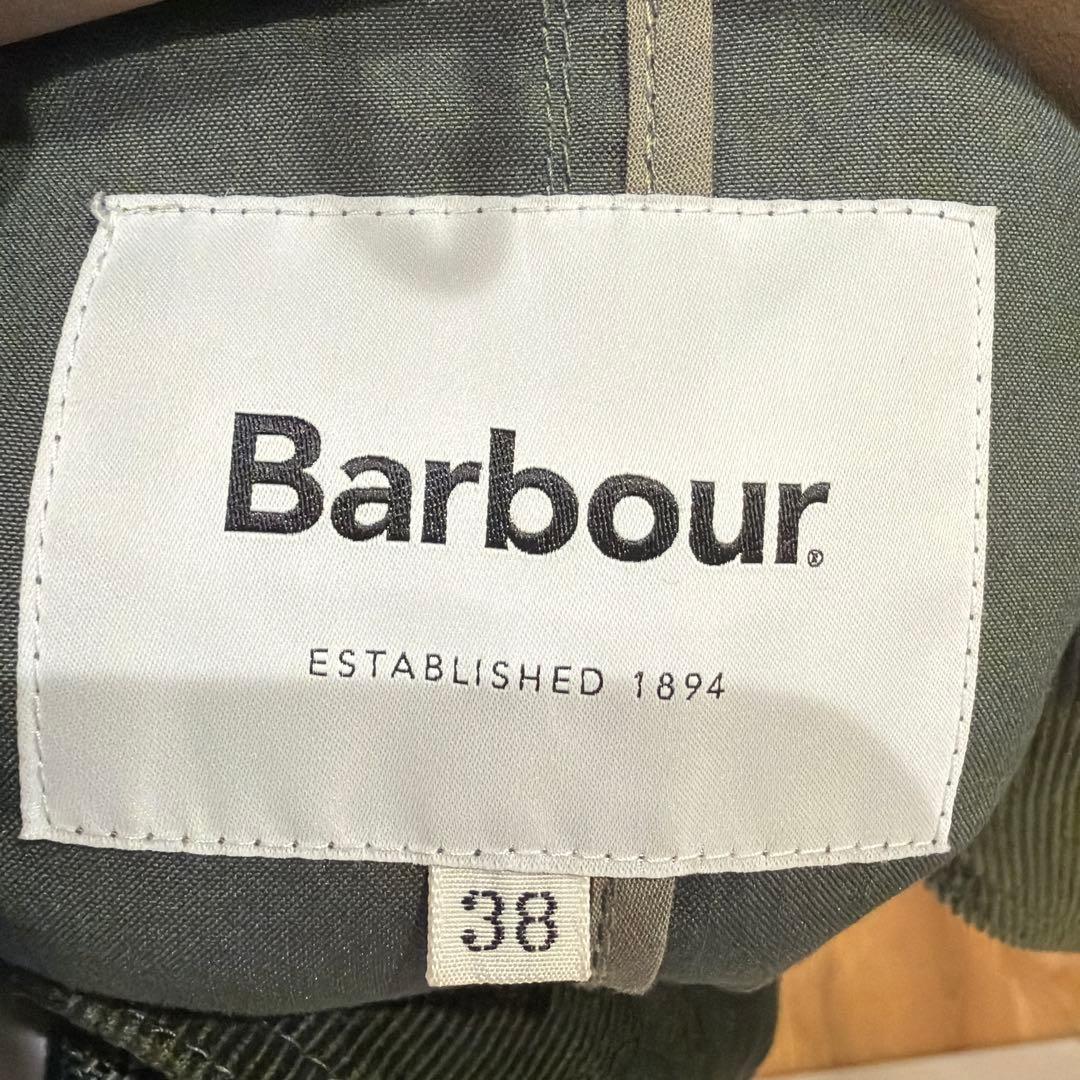 Barbour トレンチコート 38 ダークグリーン