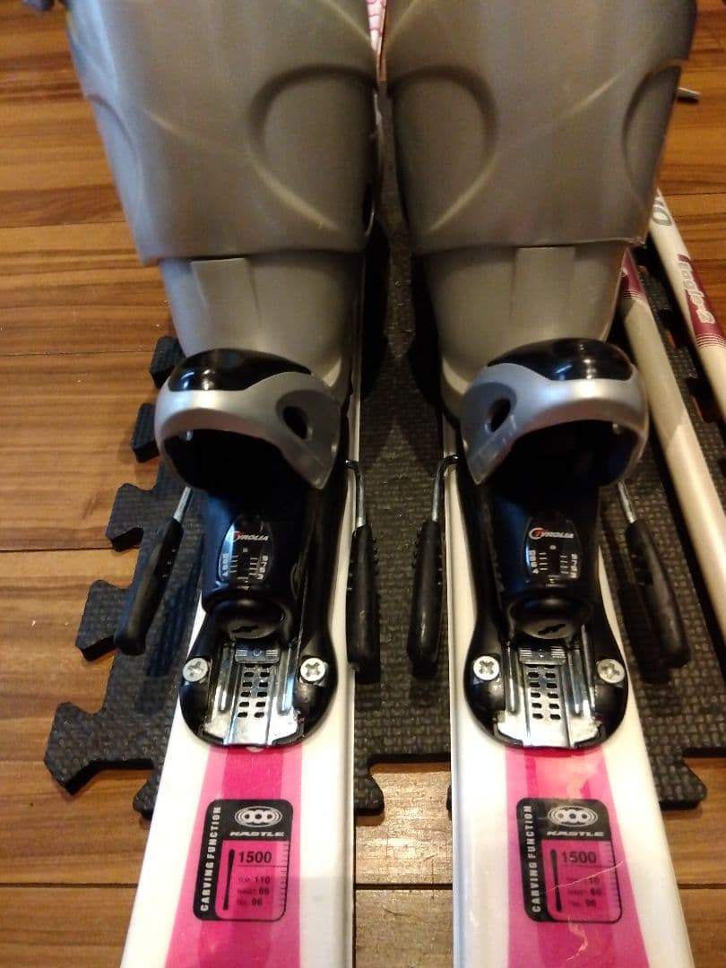 KASTLE/学生・レディース用/スキーセット/メンテ・WAX済み✔