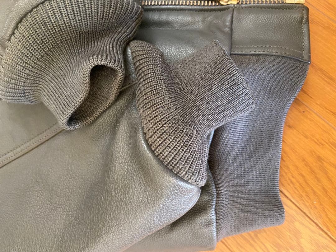 希少 Morgan Productions MA-1 本革 フライトジャケット