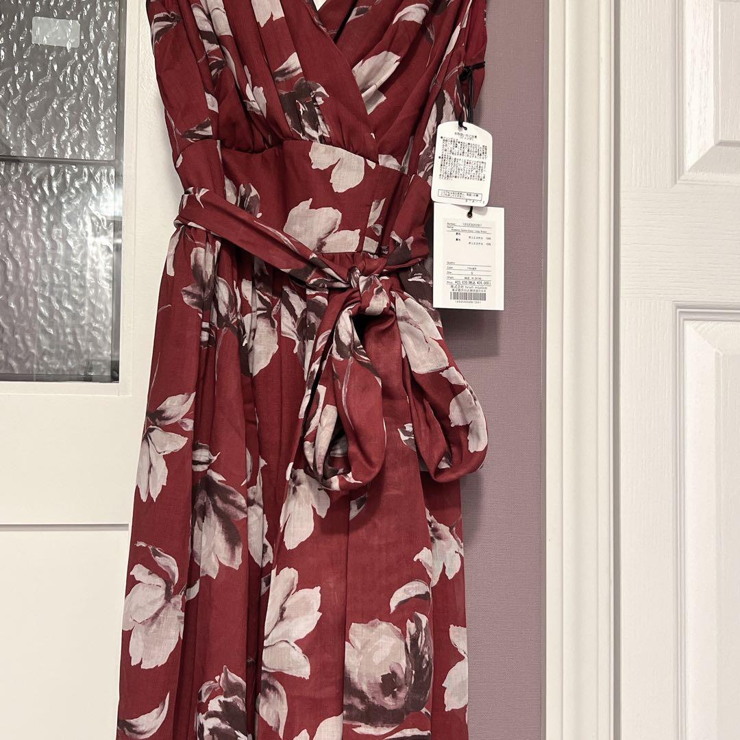 ワンピース Herlipto Anemone Cache-Coeur Long Dress