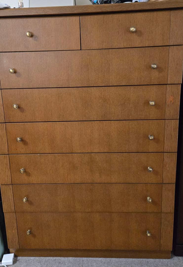 送料込み！木製　タンスジャンク