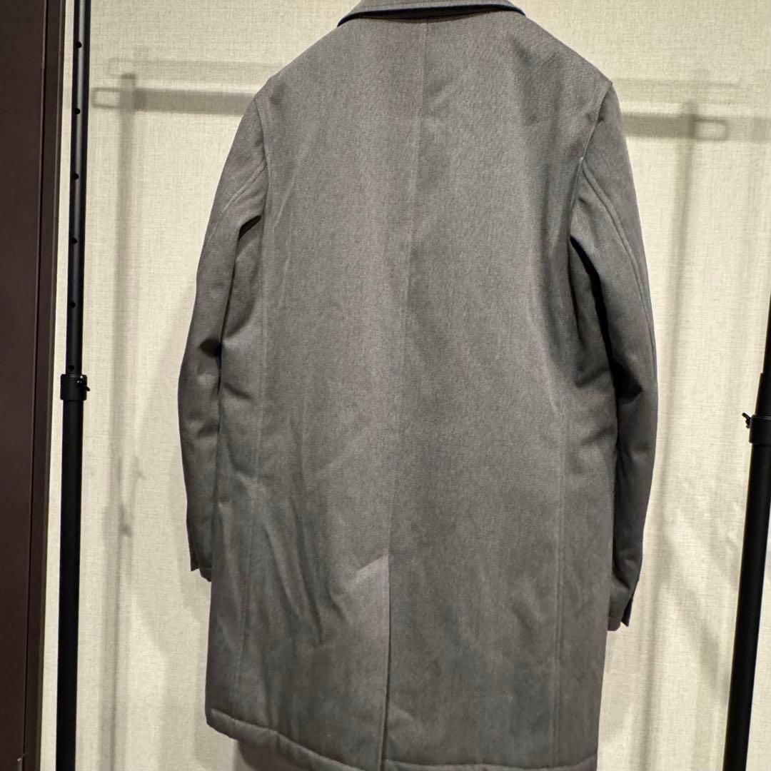 Herno グレー チェスターコート ダウンライナー付き