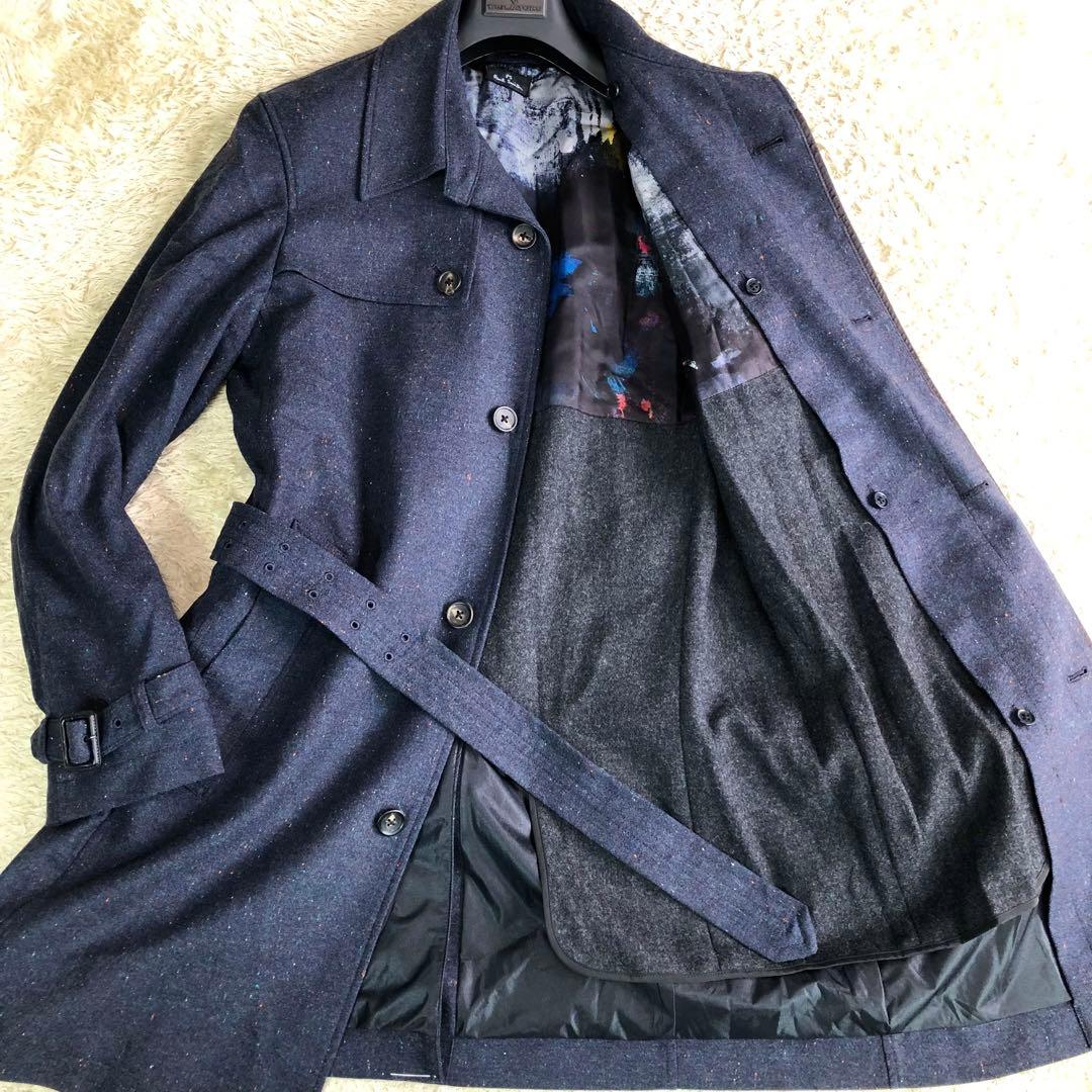 【希少XLサイズ】ポールスミス トレンチコート ライナー ウール メンズ