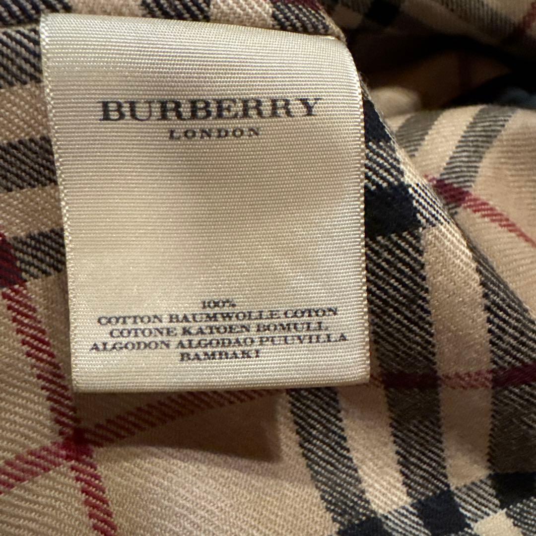 【ロンドン購入】バーバリーロンドン ステンカラーコート ノバチェック 50