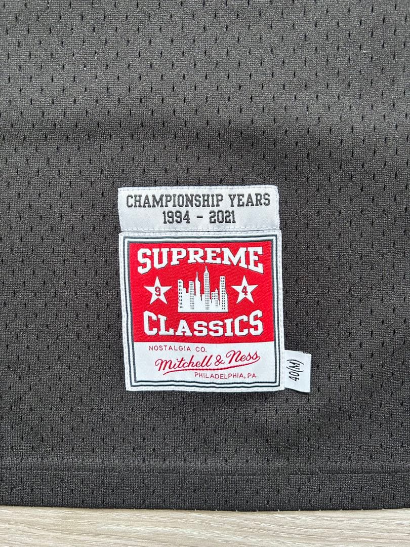 SUPREME メッシュタンクトップ ブラック