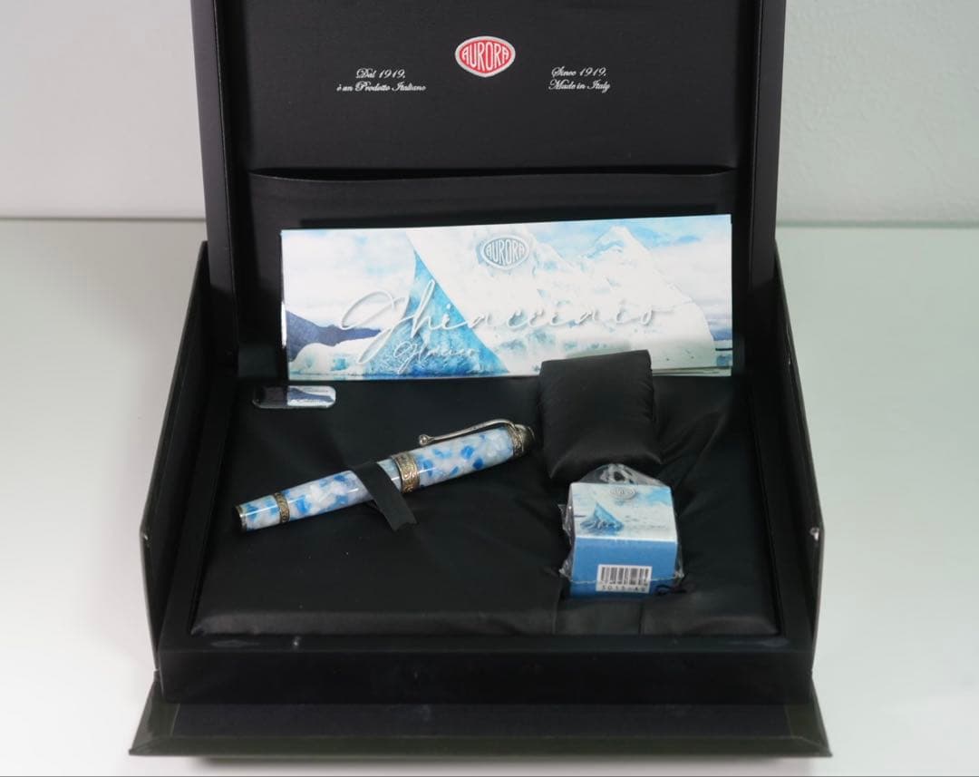 Aurora アウロラ GHIACCIAIO ギアッチャイオ EF 万年筆 新品