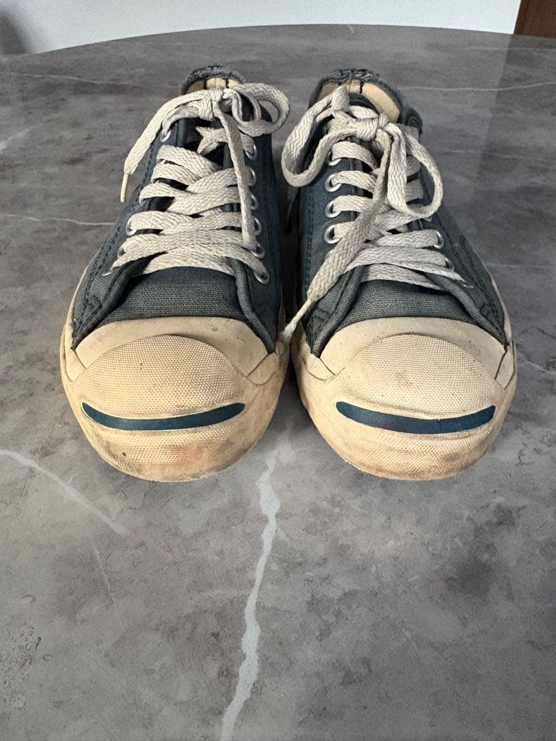 Converse Jack Purcell 青キャンバス USA製