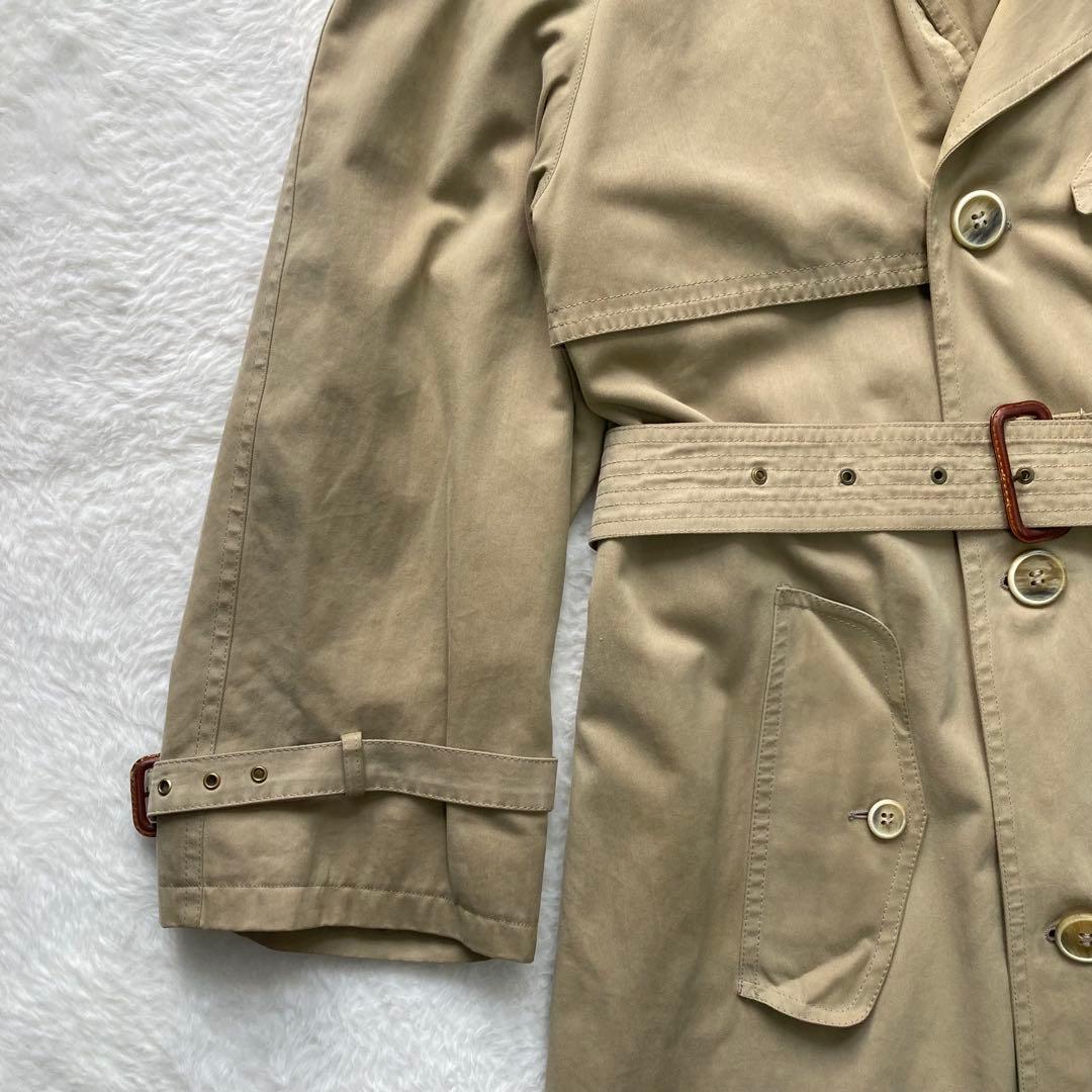 クリスチャンディオール　ダブルトレンチコート　XL　ヴィンテージ　比翼　ロング