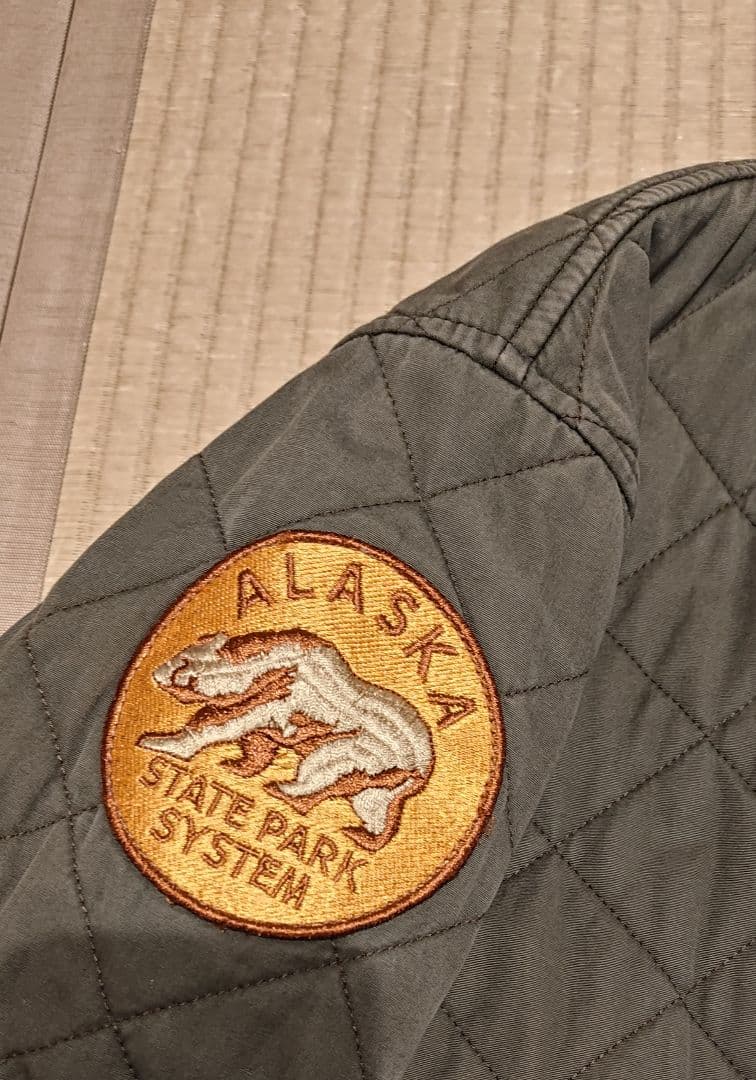 FILSON キルティングジャケット 38 ワッペン　エルボーパッチ