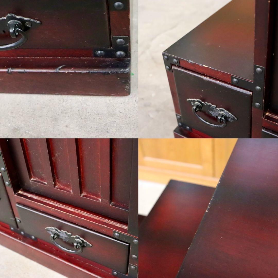 GMIK382B○階段箪笥 時代箪笥 和家具 和モダン 和室 座敷 古民家 チェ