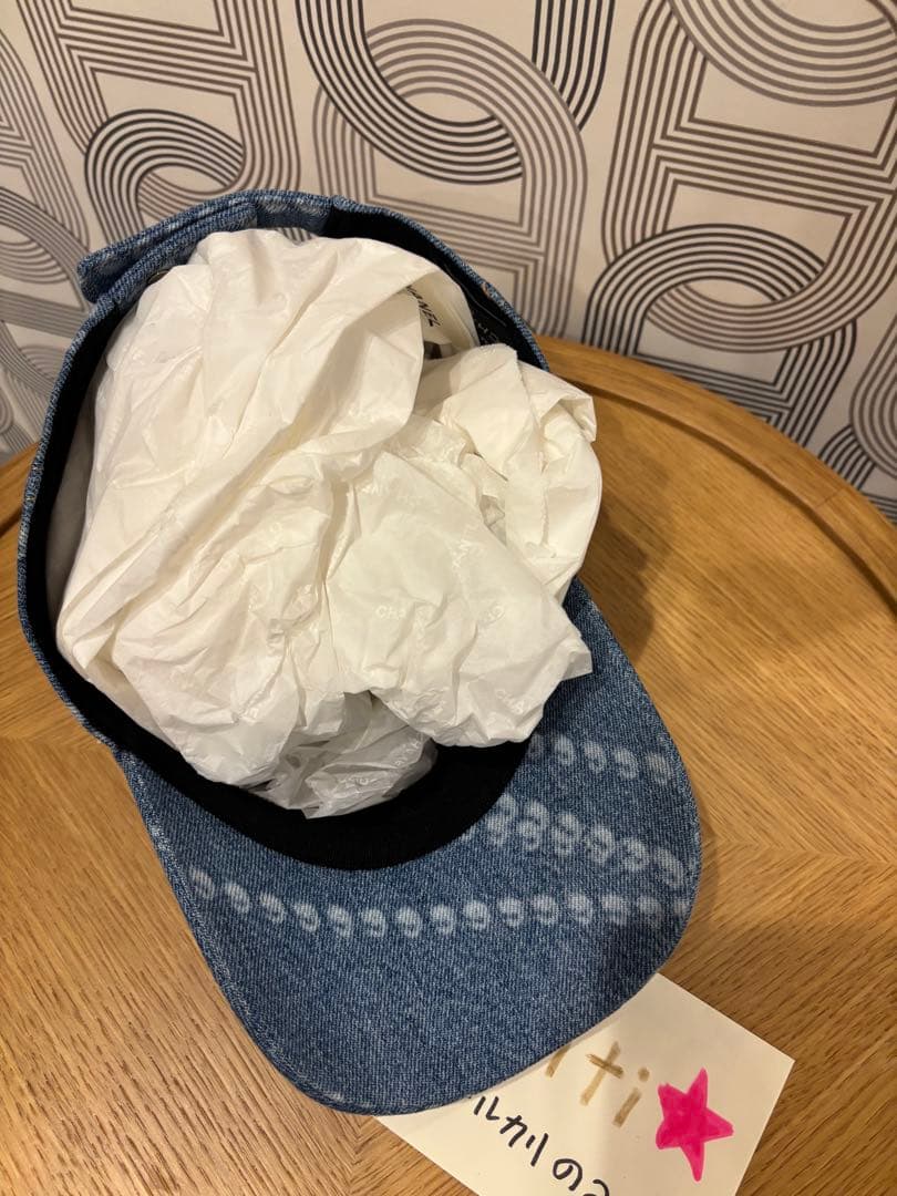 浜崎あゆみ着用　シャネル CHANEL 25SS デニムキャップ 帽子