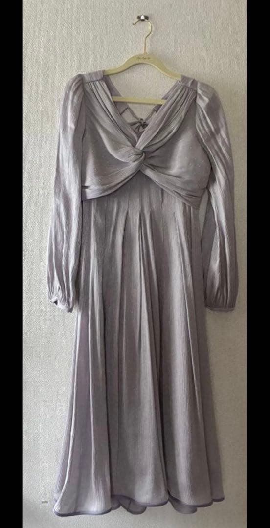 【完売品⭐︎値下なし】Moon Glow Dot Pleated Dress