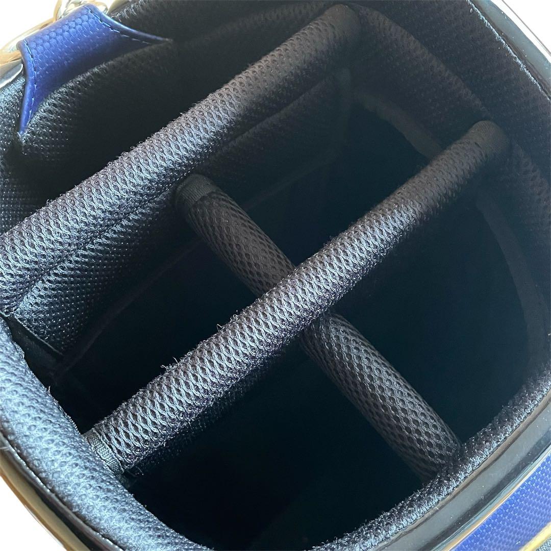 mizuno ミズノ ゴルフ キャディバッグ 9.5型【ブラック×ネイビー】