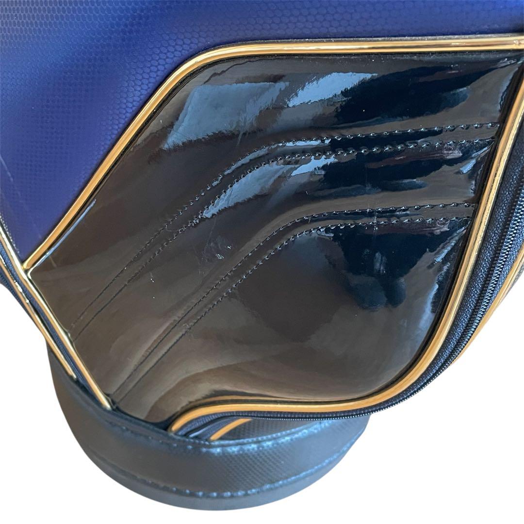 mizuno ミズノ ゴルフ キャディバッグ 9.5型【ブラック×ネイビー】