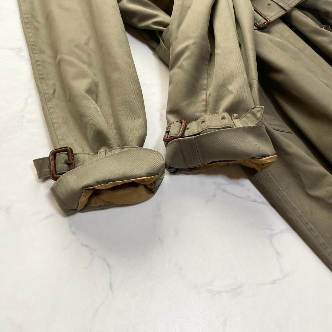 バーバリーズトレンチコート 175 シングル ライナー付き カーキベージュ