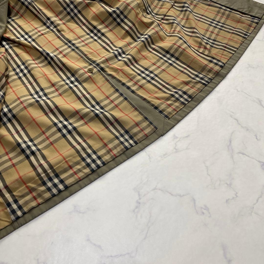 バーバリーズトレンチコート 175 シングル ライナー付き カーキベージュ