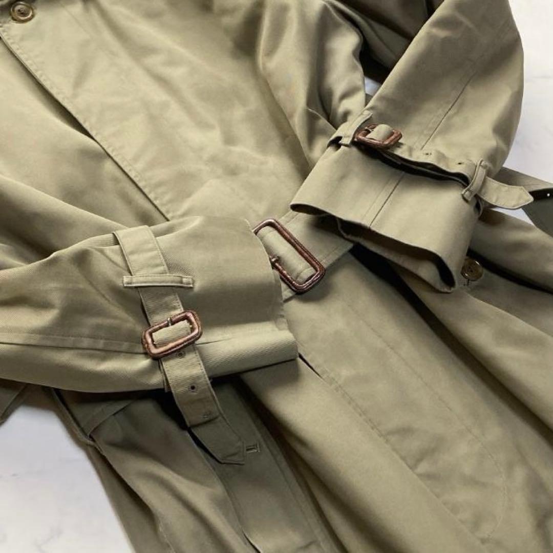 バーバリーズトレンチコート 175 シングル ライナー付き カーキベージュ