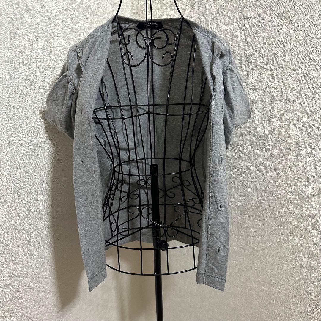 ジュンヤワタナベ コムデギャルソン 変形ブラウス 半袖 グレー カットソー　美品