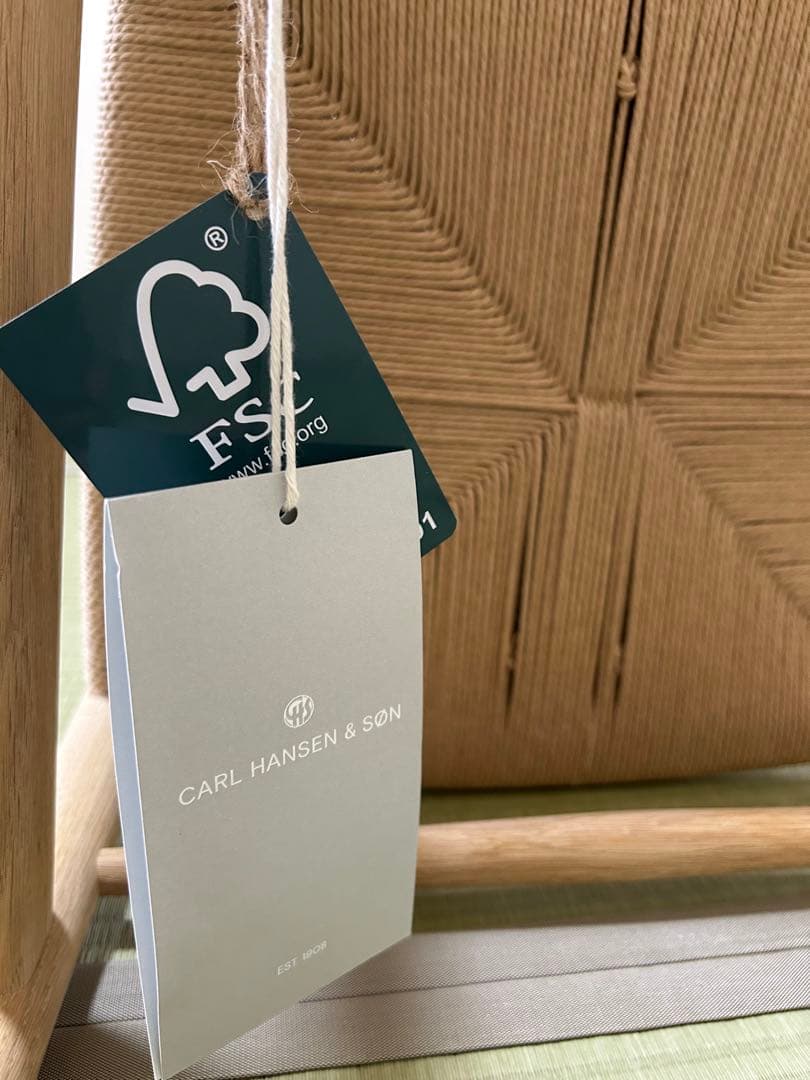 美品　Yチェア　CARL HANSEN & SON ペーパーコードチェア