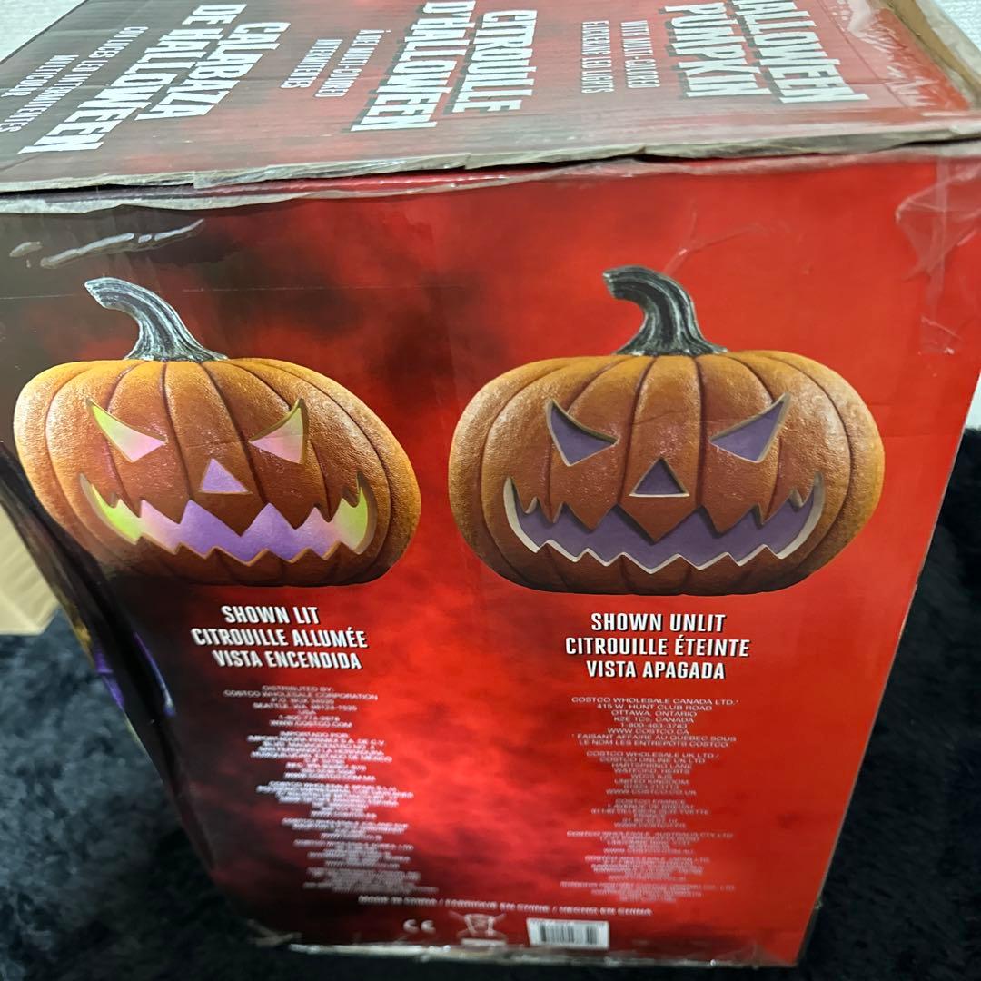 特大! ハロウィン パンプキン LEDライト 海外 本格的