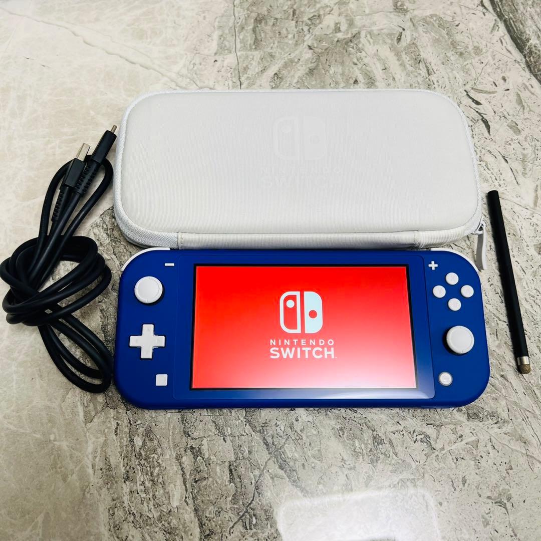 【美品・完動品】Nintendo Switch Lite ブルー 本体