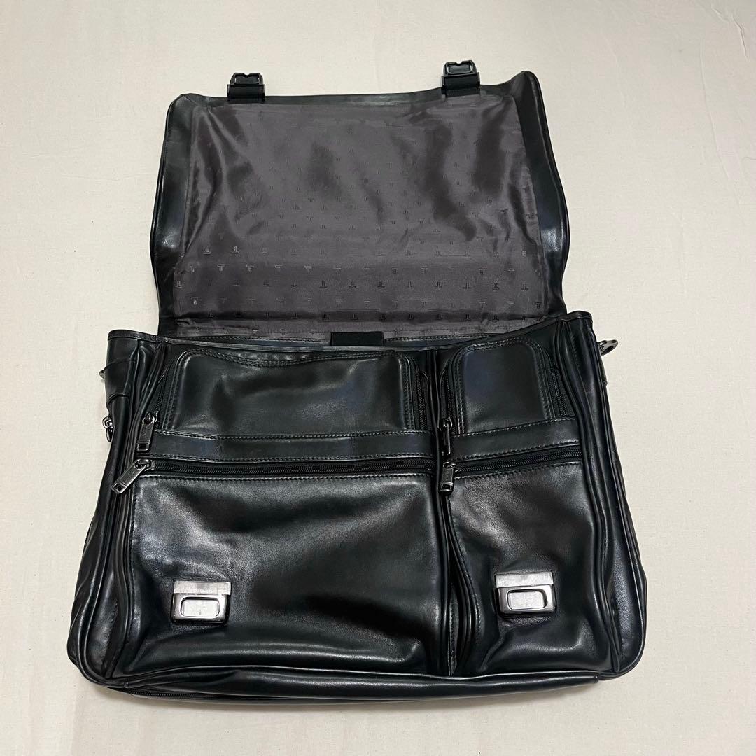 【美品★超レア★96193D4】TUMI レザー 2WAY メッセンジャーバック