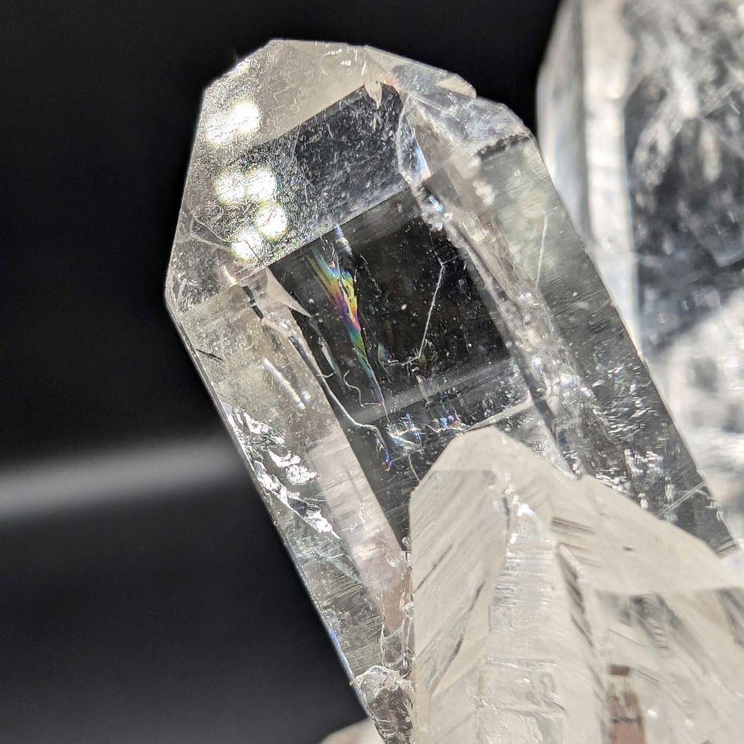 ルチル入り　マニハール産　水晶　クラスター　B