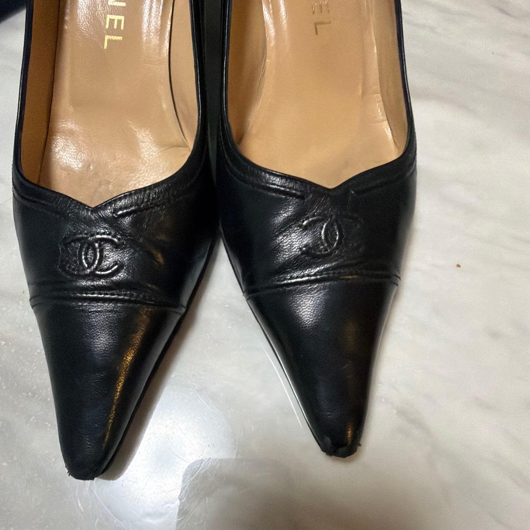 シャネル CHANEL パンプス37