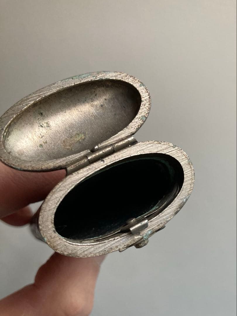 古道具　籐編みキセルケース　幕末明治期