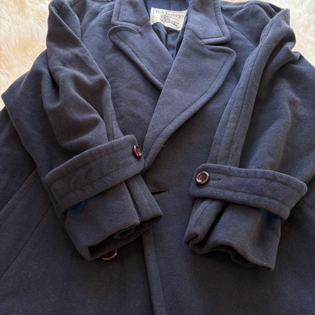 バーバリーズ 90s カシミヤブレンド オールド ダブル チェスターコート