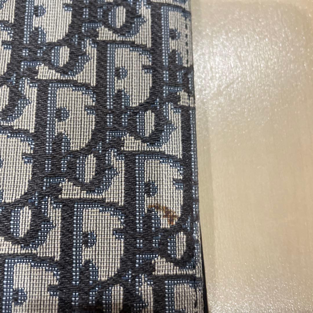 Dior 長財布 ネイビーとホワイト