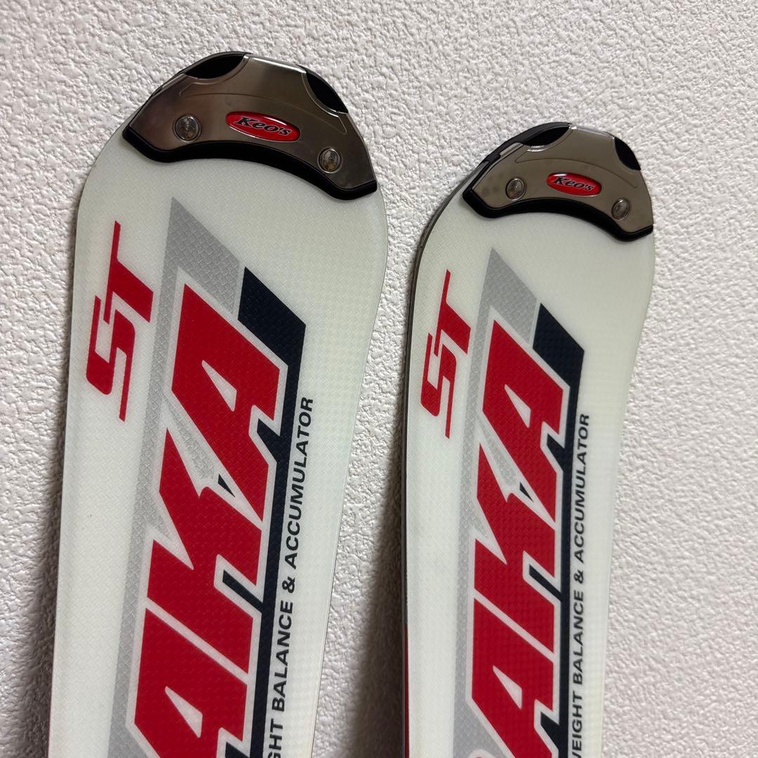 OGASAKA スキー板 『覇』Keos 155cm 赤黒 + 紫スキー用ポール