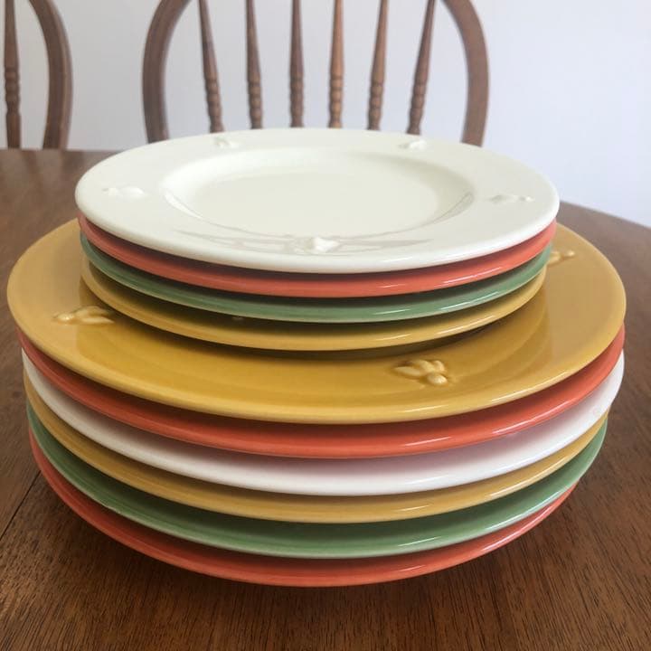 Varagesヴァラージュプレート10枚セット　南仏プロヴァンスヴィンテージ