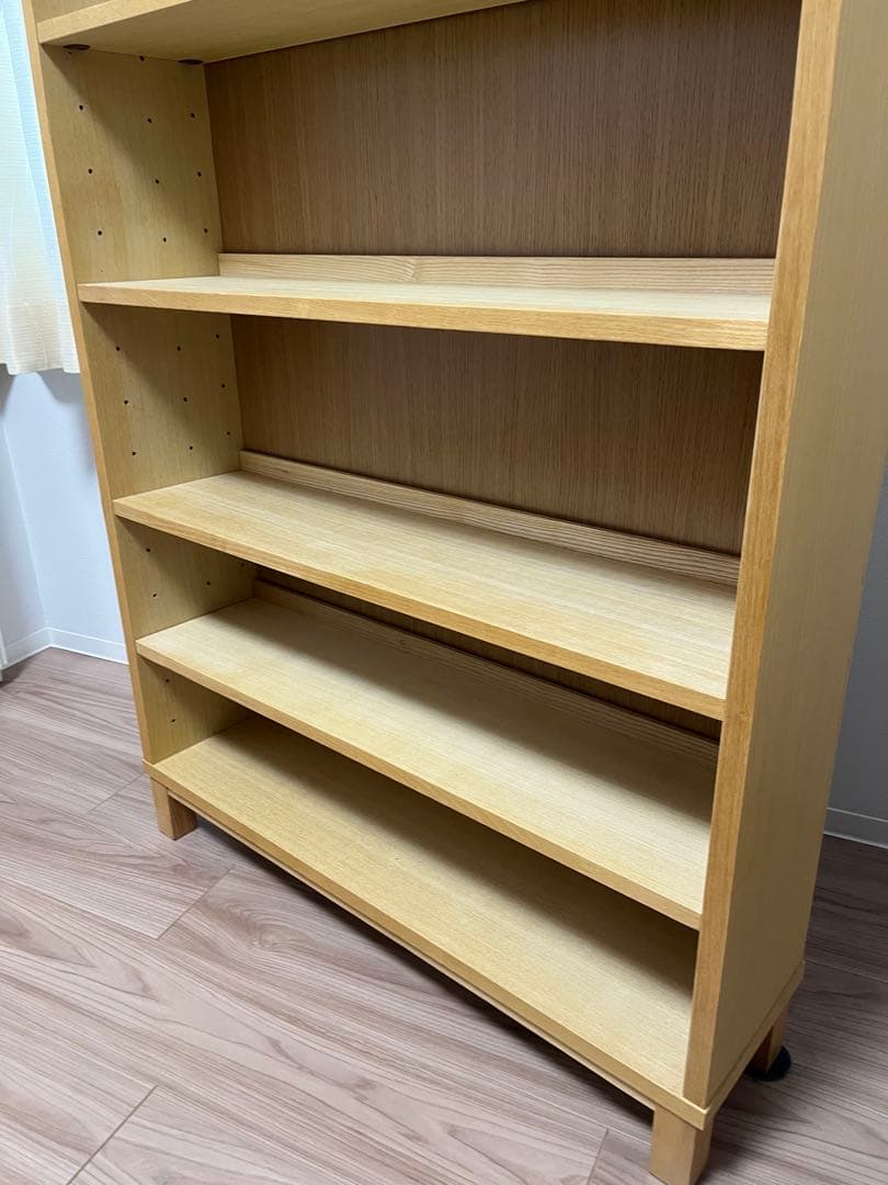 【1/12まで限定値下げ】無印良品 木製本棚 薄型(販売終了品)