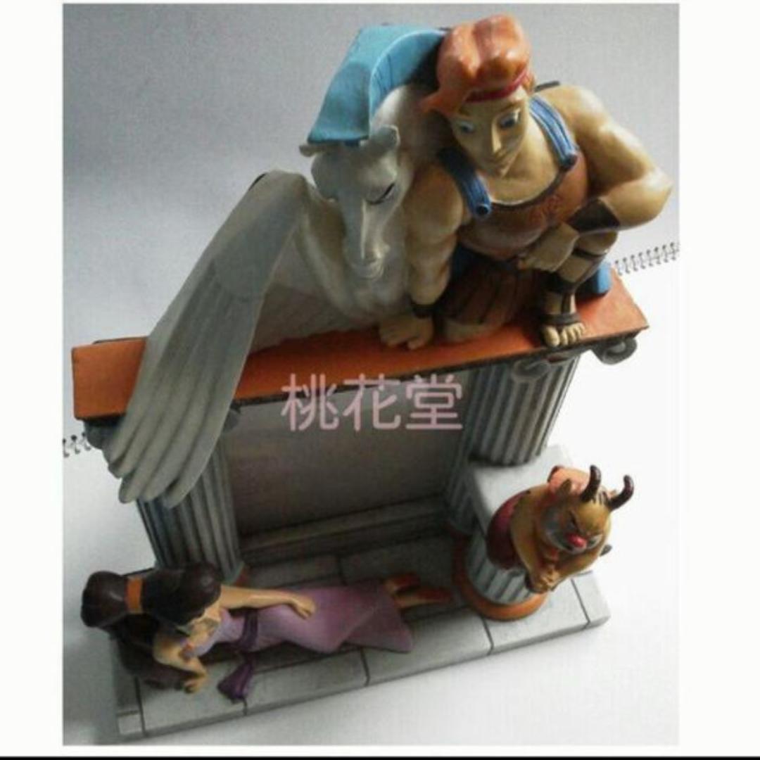 希少 ディズニー ヘラクレス ペガサス フィル メグ フィギュア フォトフレーム