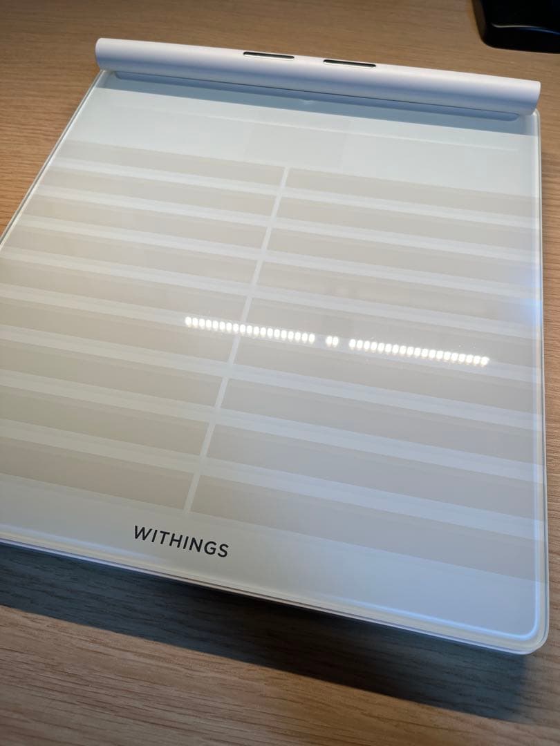 WITHINGS BODY SEGMENT 体組成計 ホワイト 筋肉量 心拍数