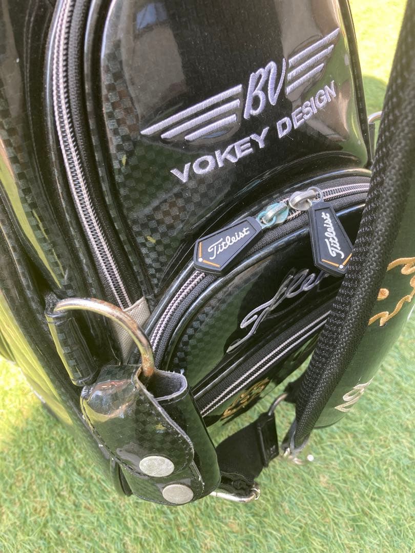 希少！タイトリスト　ボーケーデザイン　3点式キャディバッグ