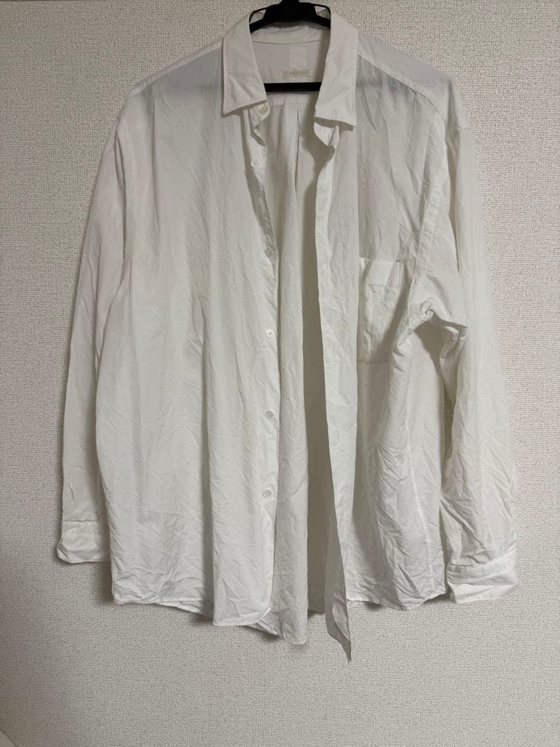 COMOLIシャツ ホワイト(サイズ2)