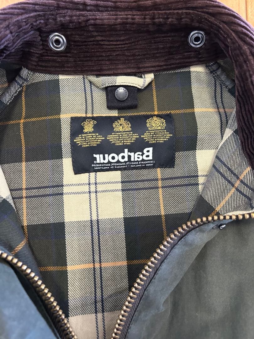 Barbour オイルドジャケット SL BEDALE 38 ライナー付き
