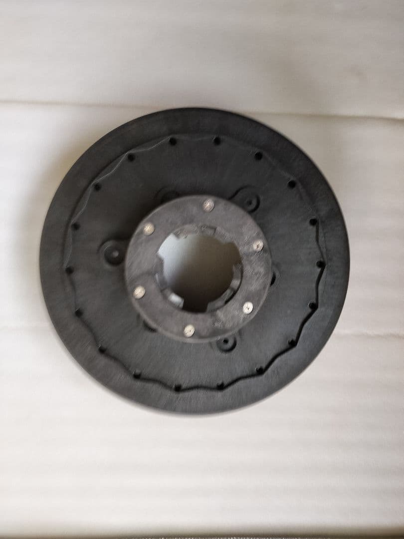 未使用品　 380mm 3つ爪 ポリッシャー用 洗浄ブラシ　ガラス清掃新品