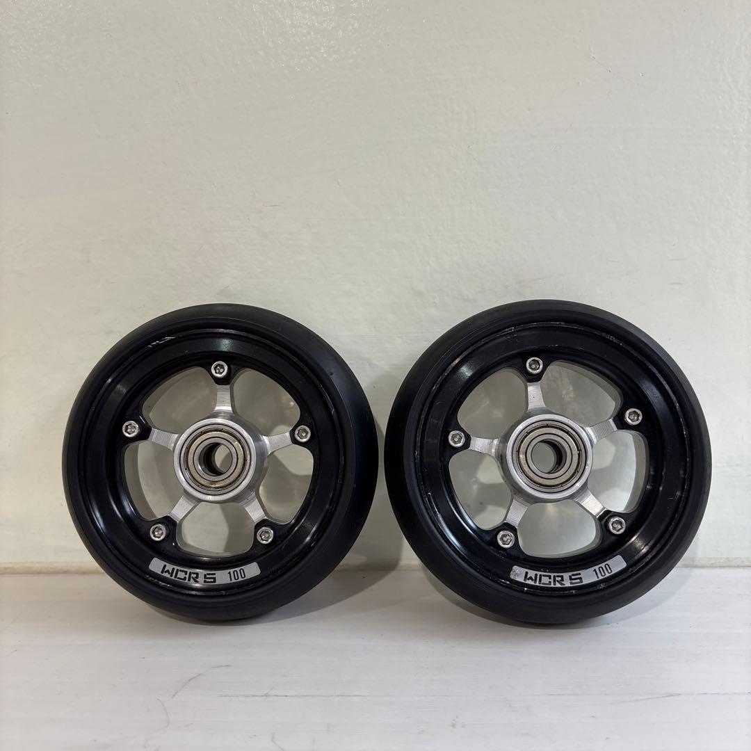 【中古】車椅子 キャスターホイールSET・WCR5・100mm