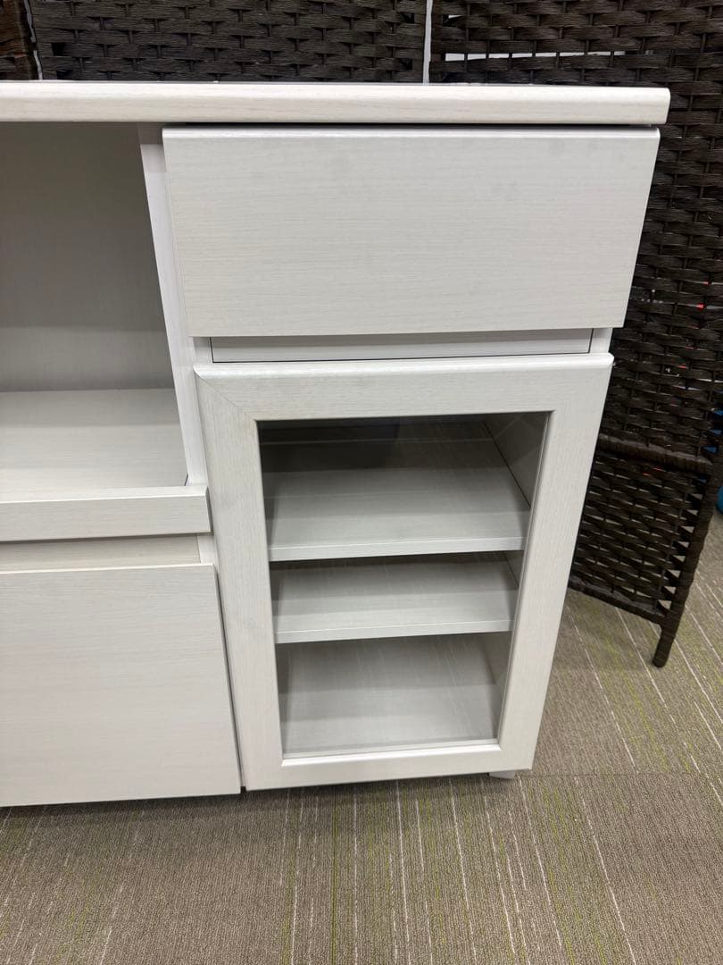 【洗浄消毒作業済】CAINZ レンジ台　食器棚　アペルト　APR-8575SL