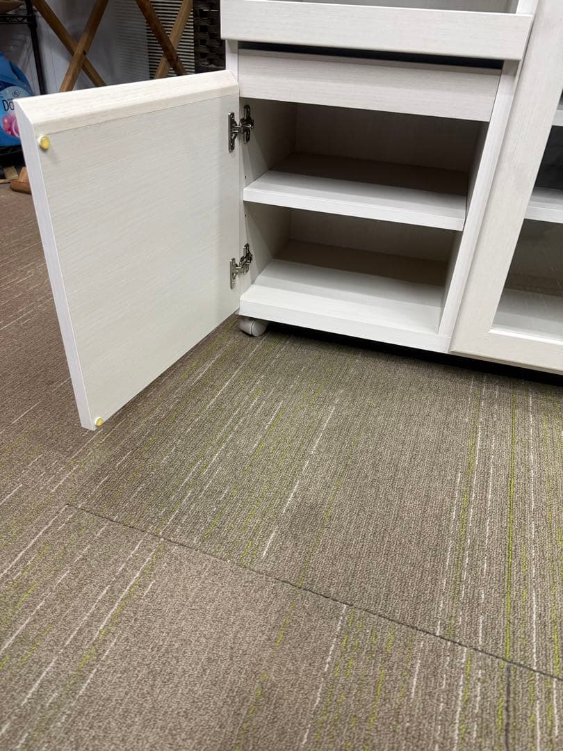 【洗浄消毒作業済】CAINZ レンジ台　食器棚　アペルト　APR-8575SL